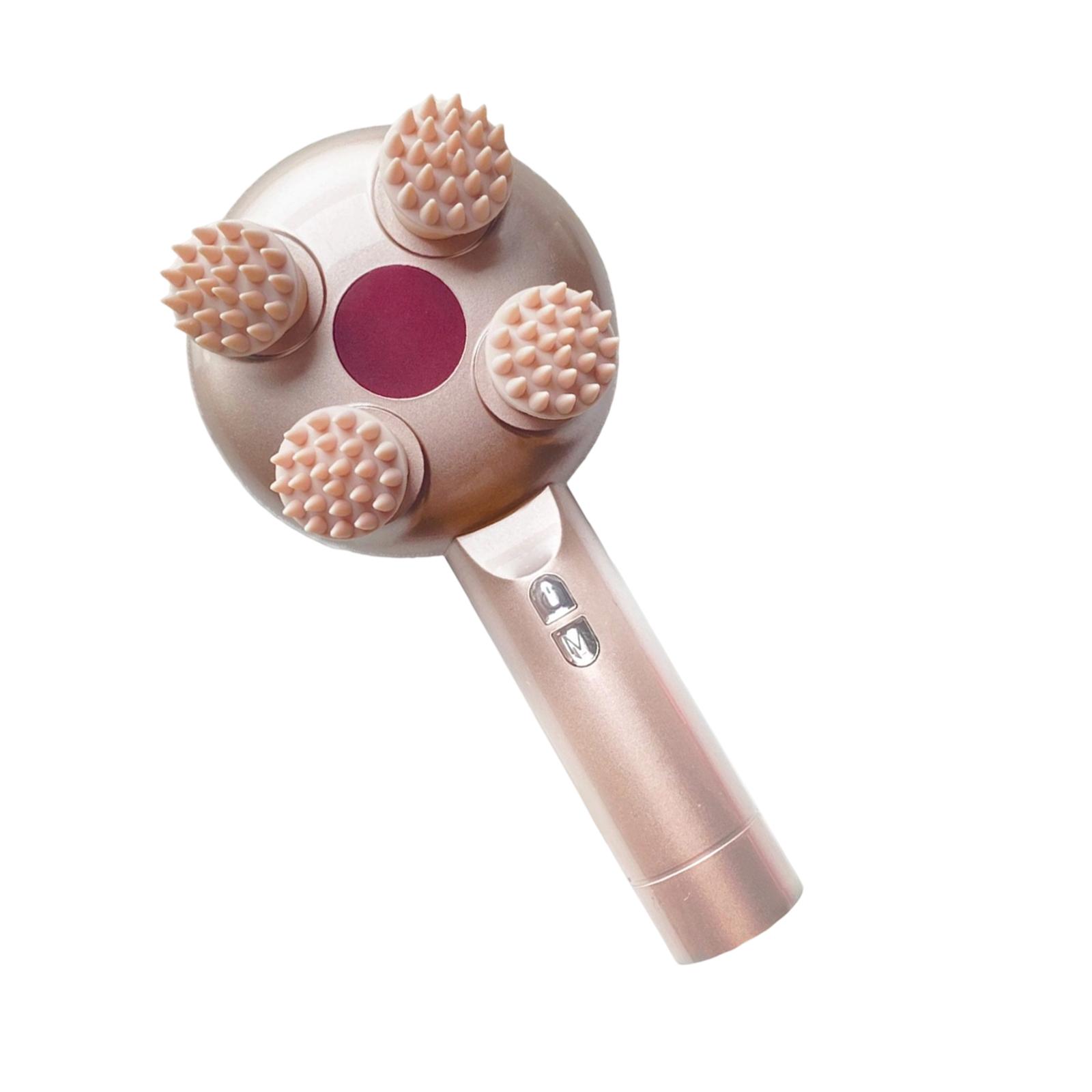 

Cordless Vibrating Scalp Stimulators With Adjustable Mode Silents Operation Rechargeable Massage Comb For Adults Seniors розовый