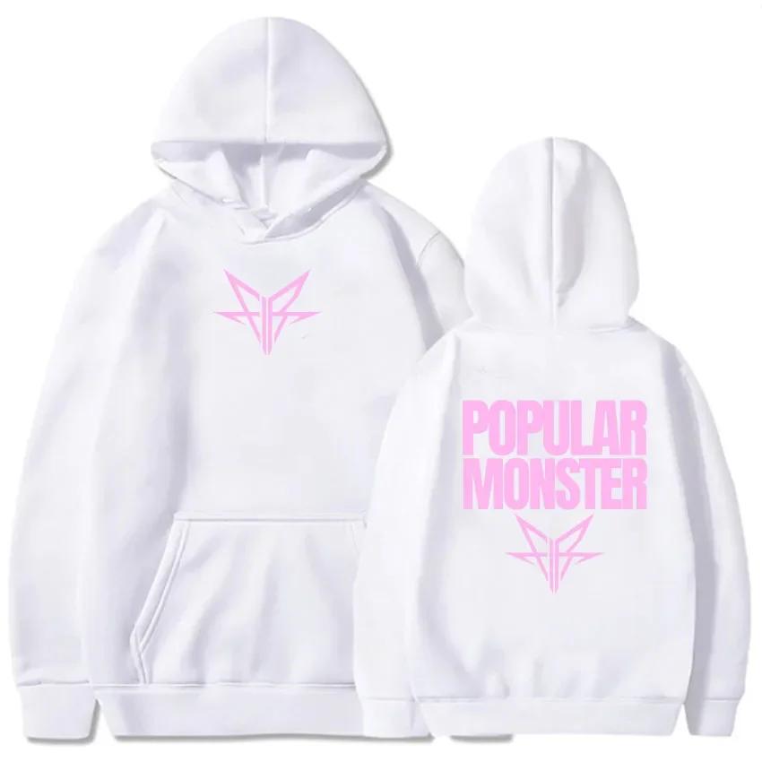 Autumn and Winter Comfortable Soft Men's Trendy Loose Hoodie Falling In Reverse Album Popular Monster Print Adult Sweatshirt