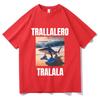 Tralalero Tralala Funny Shark With Shoes Meme T Shirts Summer Unisex Unisexs Humor Oversized Tshirt Unisex Gothic Vintage Tshirt