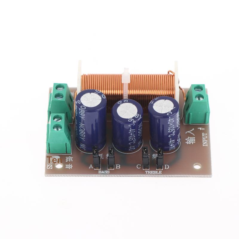400W Audio Lautsprecher Frequenzweiche 2 Kanal Crossover Filter Modul Einstellbar Full Range Höhen Bässe Schweißfrei