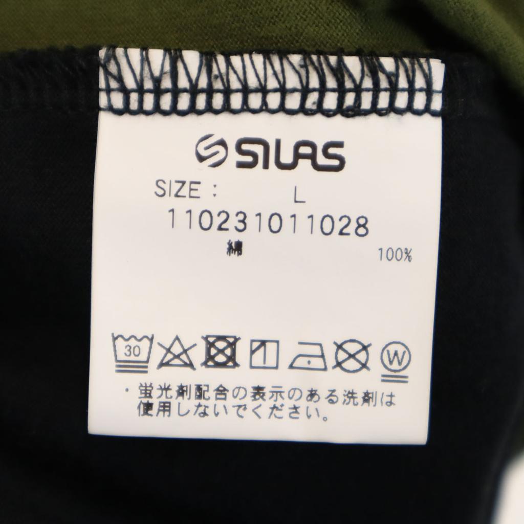 SILAS Long sleeve T-shirt L black Ron T Men's Used