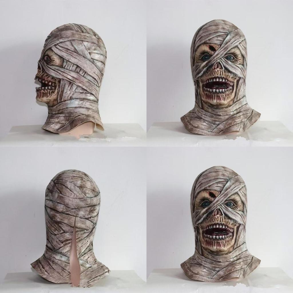 Mummy Latex Halloween Mask With Diy Terror Design For Costumes And Holiday Parties