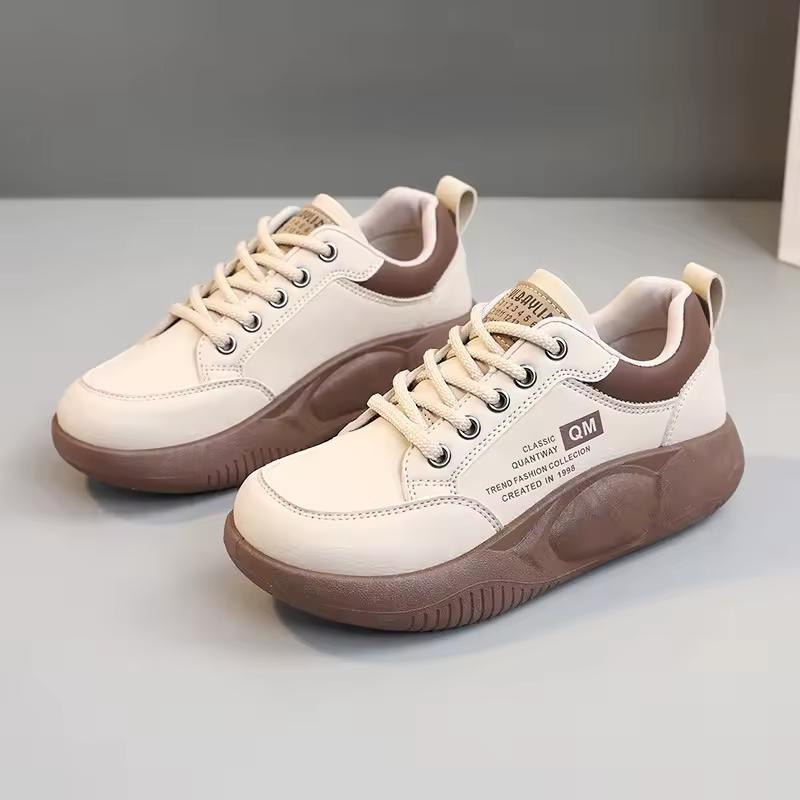 Women's Shoes Spring Autumn Thick Sole Elevated Shoes Sports Shoes Women's Shoes Student Street Casual Board Shoes