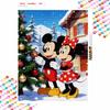 Disney Diamond Art Painting Kit 5D Diamond Christmas Tree Painting Dot Art Gemstone Crystal Paint Diamond Home Wall Decor