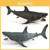 Vibrant Plastic Giant Tooth Shark Model For Realistic Marine Life Exploration And Learning