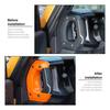 Center Console Both Side Handle Cover Decoration Trim For Ford Bronco 21+Orange