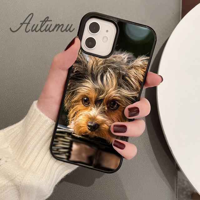 

Чехол для телефона с собакой йоркширского терьера для iPhone 11 12 13 14 Pro Max mini X XR XS SE 2020 6 7 8 Plus Samsung Galaxy S21 S22 iPhone 11