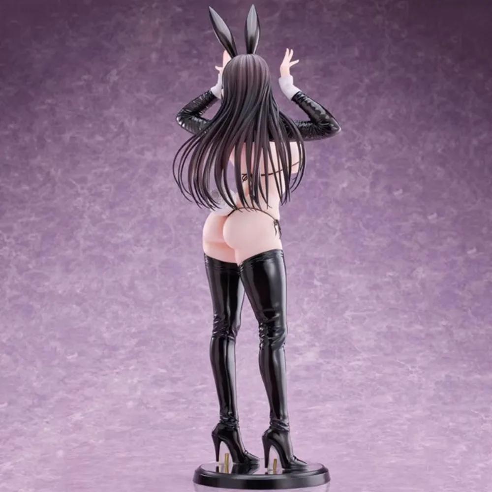 25cm Party Look Reverse Sexy Bunny Girl Statue Model Pvc Figurine Room Desk Doll Collection Ornament Decoration Custom Toys Gift