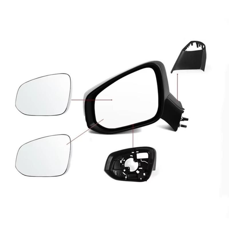1PC For Toyota RAV4 RAV 4 Car Side Mirror Lower Base Cover Cap Frame Rearview Mirror Lens Glass