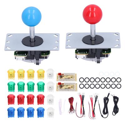 Sady pro DIY arkádovou hru pro 2 hráče Joystick Set LED Arkádová tlačítka pro počítačové hry 5V