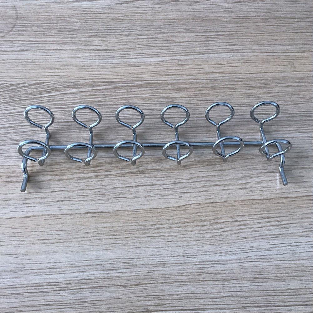 51 Pcs Pegboard Hook Nickel Plated Hanging Hook Combination Kit for Hammer Wrench Pliers
