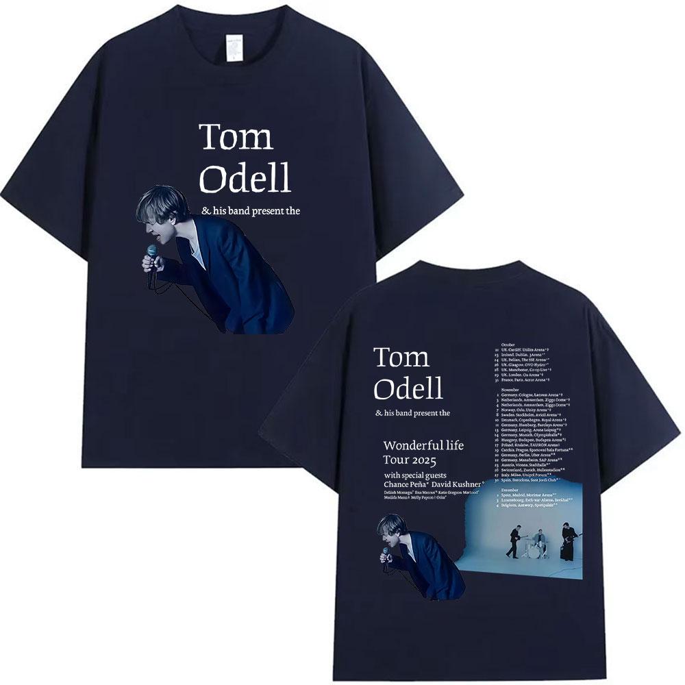 

Tom Odell and His Band Present A Wonderful Life Journey in The Summer of 2025 Mens Cotton Tshirts Are Casual and Hiphop 4XL