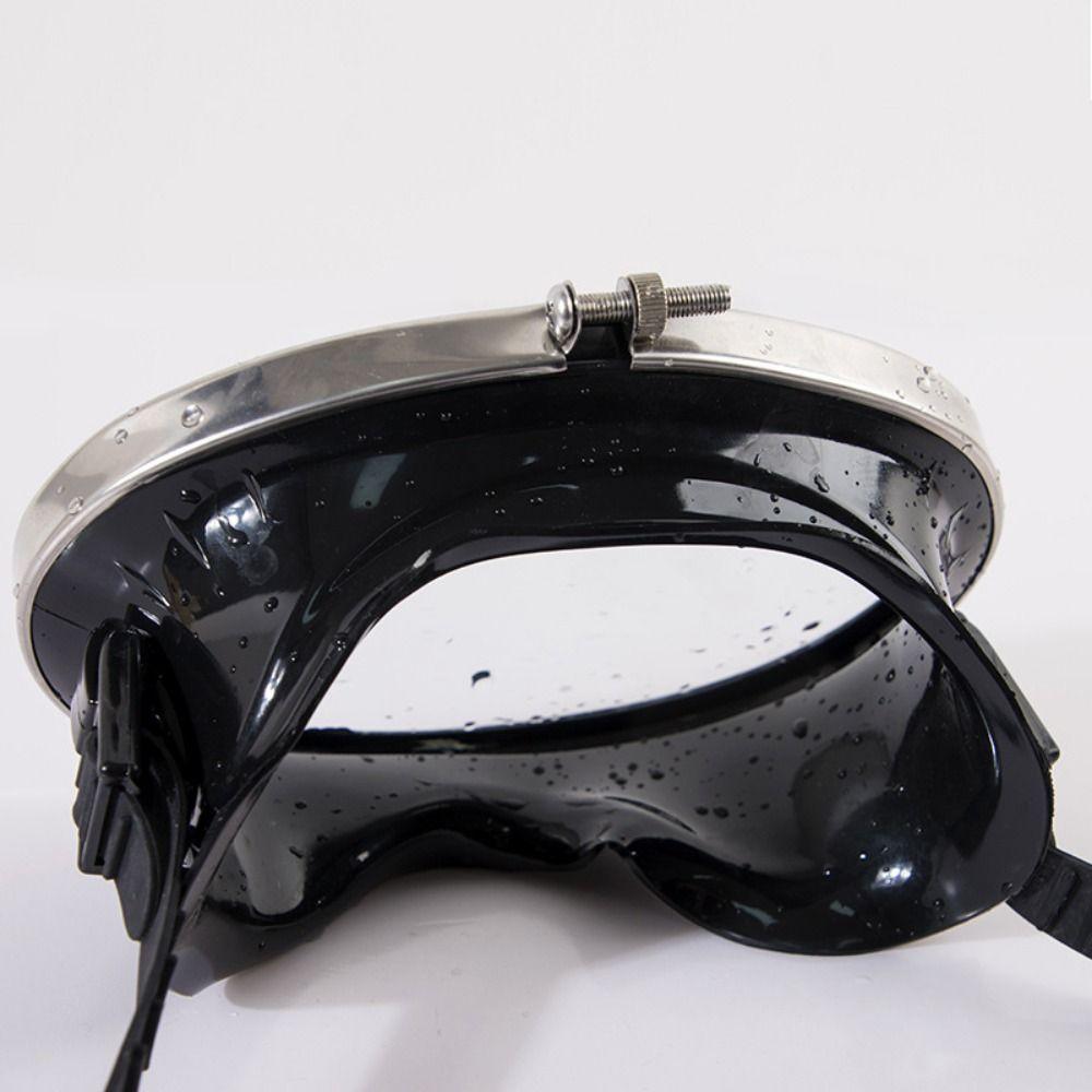 Oval Shape Diving Mask Single Lens Swimming Goggles Professional Snorkeling Mask Diving