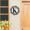 Metal Monogram Letter Wall Decor, Personalized Last Name Sign for Home, Door Hanger Gift for Halloween Christmas New Year