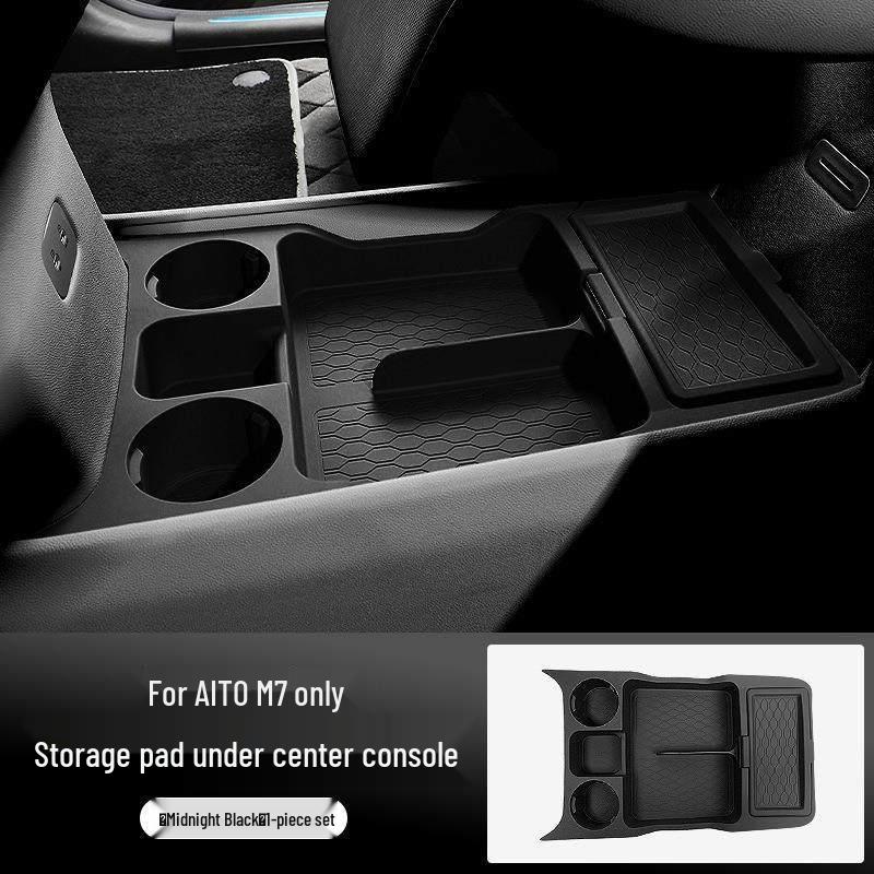 Huawei AITO Wenjie M7 Mittelkonsolen-Stauraum-Organizer untere Ebene - Auto-Innenzubehör