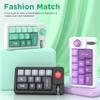 K810 Corded Mechanical Gamer Keyboard Hot-Swappable with Lighting Programmable Macros Joystick Small Keypad 12Keys