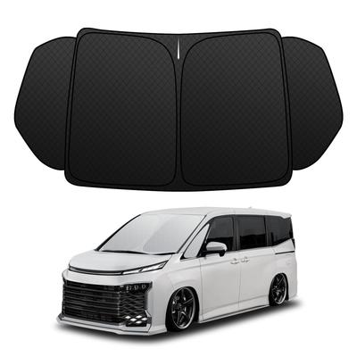 Front Windshield Sunshade for Toyota Voxy Noah 90 Series UV No Suction Cups Light Heat Summer UV Easy Installation and Interior with Storage Bag
