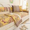 Washed Korean Style Sofa Cushion Rural Anti Slip Sofa Cover All Season Universal Fabric Seat Cushion Fashionable And Versatile