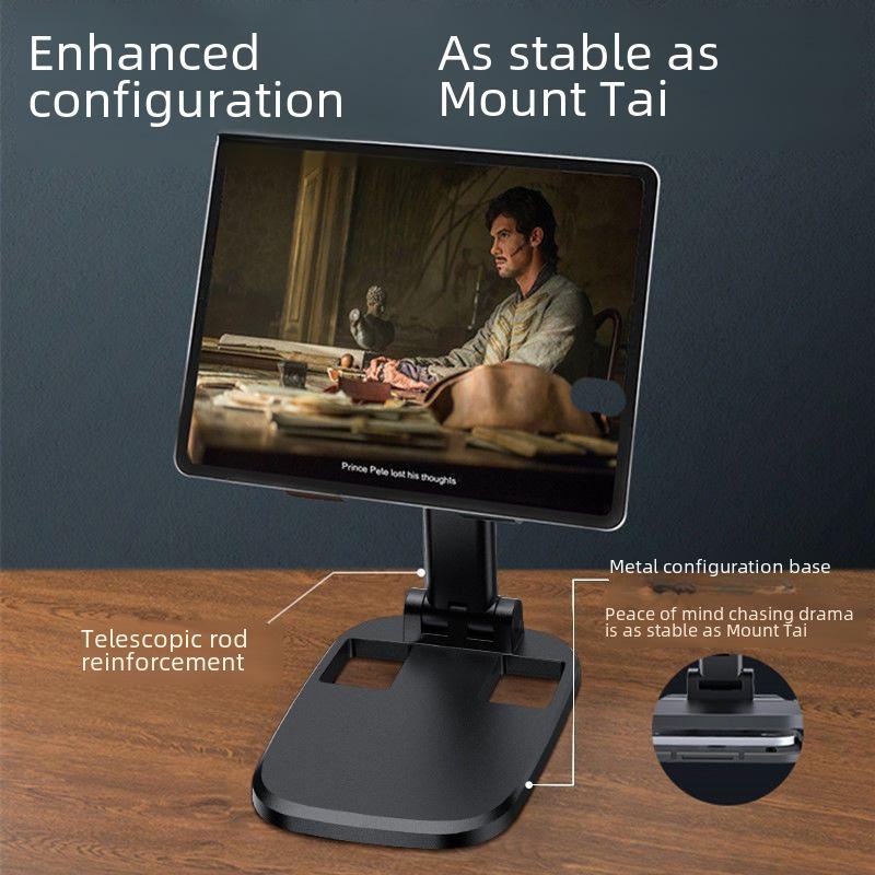 Support multifonction pliable pour téléphone portable et tablette, pour ordinateur de bureau et diffusion en direct