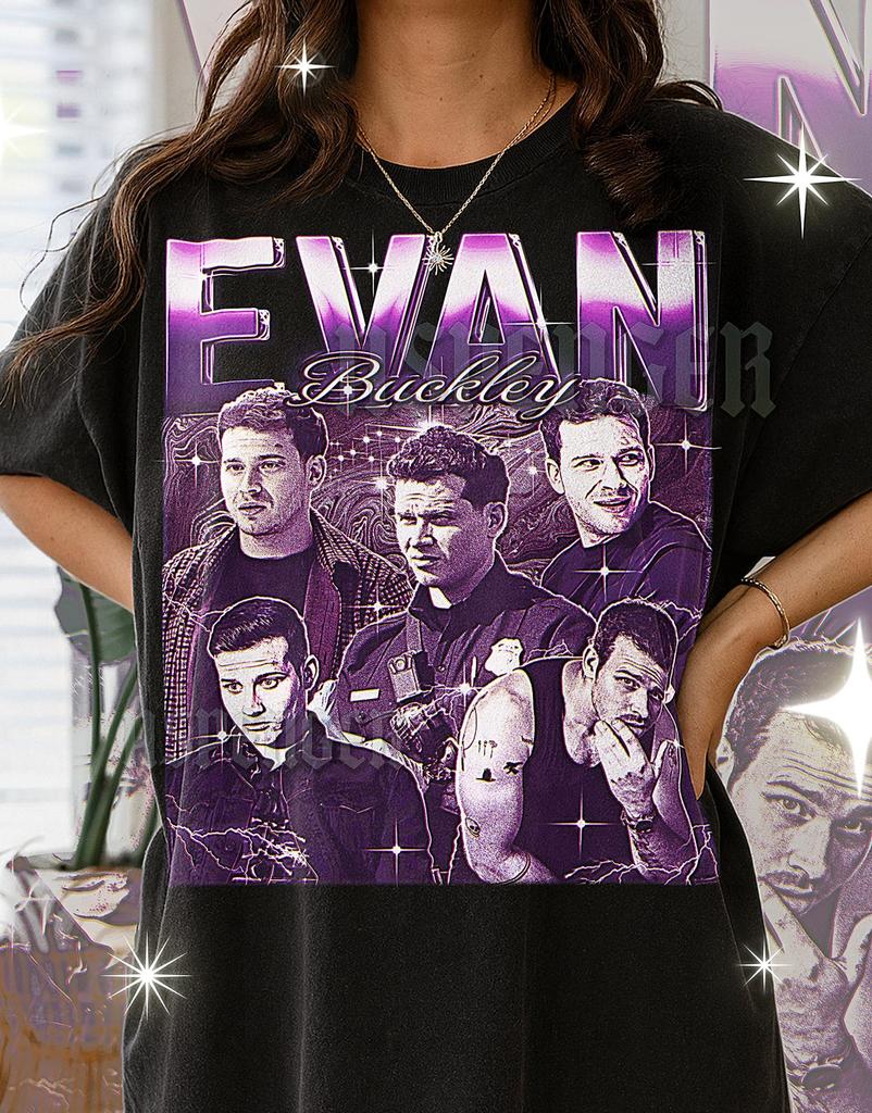 Evan Buckley Shirt, Buck Evan Buckley 90s Vintage Retro Bootleg Shirt, First Responder Tee, Action Drama Fan Gift