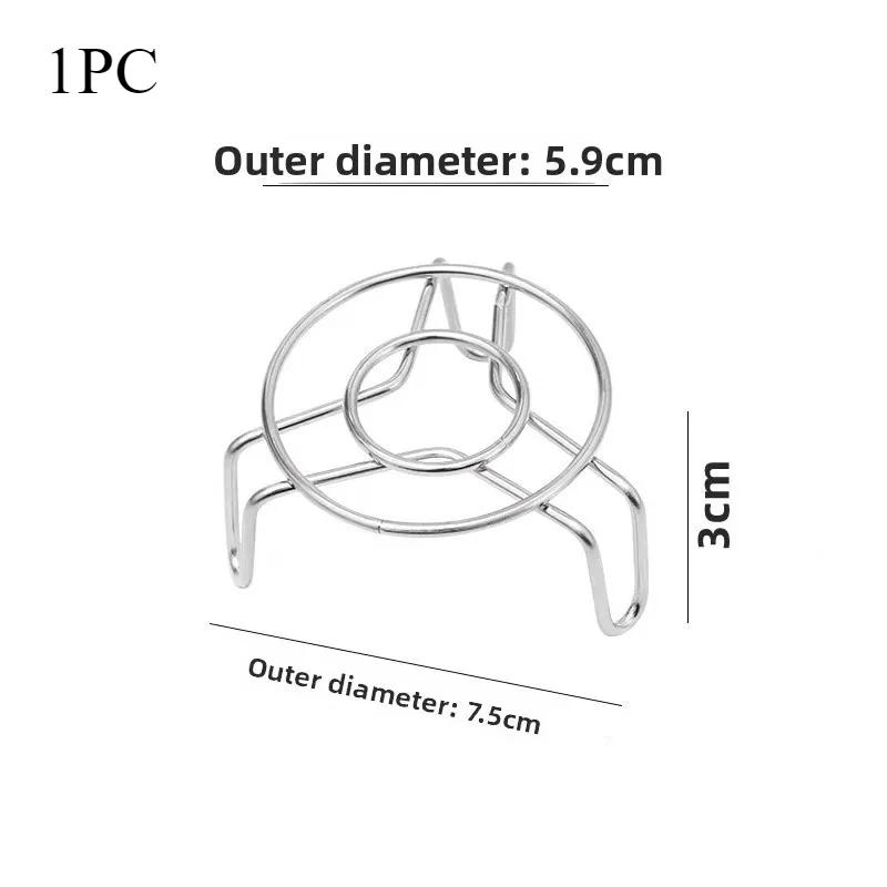

Ultra Mini Steaming Rack, Small Stainless Steel Height and Height, Small Leg Rack,Health Pot Thermos Cup, Small Pot Rack