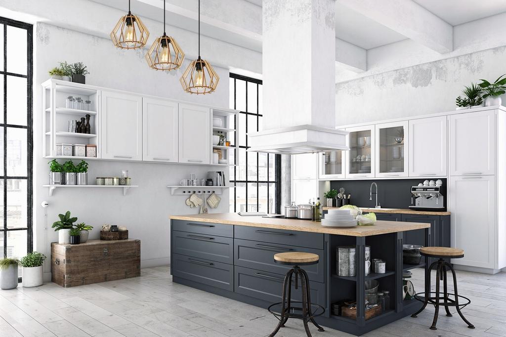 MODERN WOODEN LED CEILING HANGING LAMP