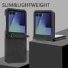 For Samsung Galaxy Z Flip7 5G Case Imprinted Design PU Leather + PC Folding Phone Cover