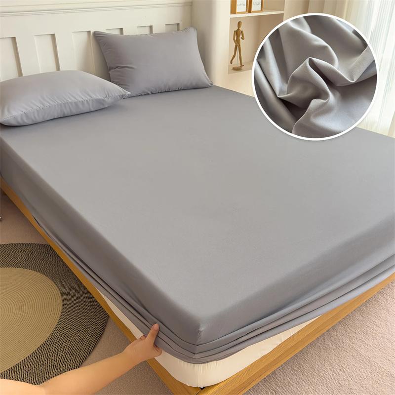 100 % wasserdichter Matratzenbezug, Spannbettlaken mit elastischem Band, rutschfester Matratzenschoner für Einzel-, Doppel-, Queen- und King-Size-Betten