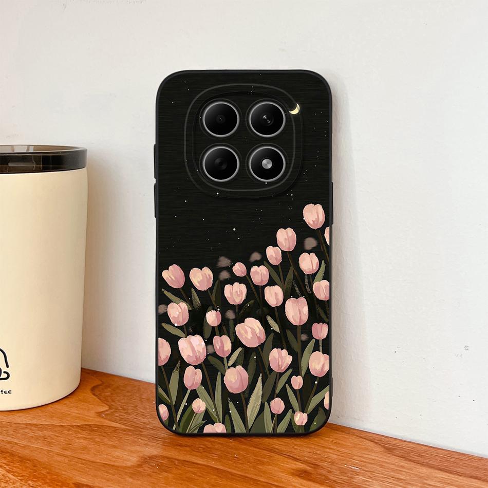 For Poco M8 Pro Case Cute Design Shockproof Phone Protector Soft Liquid Silicone High Quality Back Cover For Poco M 8 M8Pro Capa