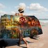 W-World Of W-Warcraft Beach Towel Cartoon Cute Summer Kids Large Bath Pool Beach Towel Microfiber Absorbent For Swimming Travel