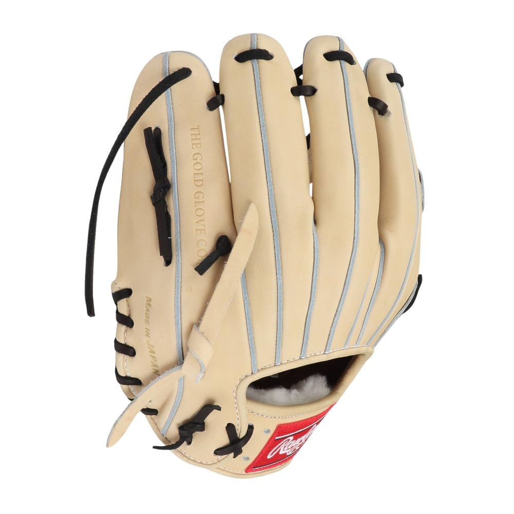 Rawlings Baseball HOH JAPAN Camel Size Wear On Left Glove, Hardball, Adult, GH5HJK54, [Infielder's Glove], 11.5 (Right-Handed Thrower, Hand)
