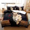 Anime Black Clover Asta Bedding Set 3D Printed Duvet Cover Pillowcase For Otaku Bedroom Home Textile Twin Full Queen King Size