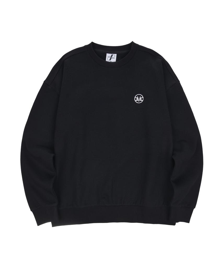 PALAP Unisex Omc Back Print Oversized Sweatshirt_Pl25S3Mt006_Bk