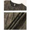Men's Plus Size Hip Hop Tie-Dye V-Neck T-Shirt Big & Tall Oversized Street Style 5XL-12XL