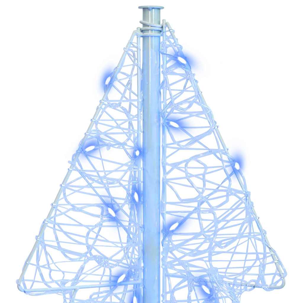 Christmas Tree with 100 LEDs Blue 120 cm Acrylic