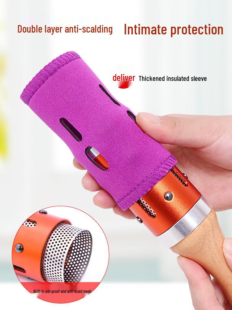 Jade Moxibustion Handheld Facial Roller - Portable Warm Therapy Tool for Home