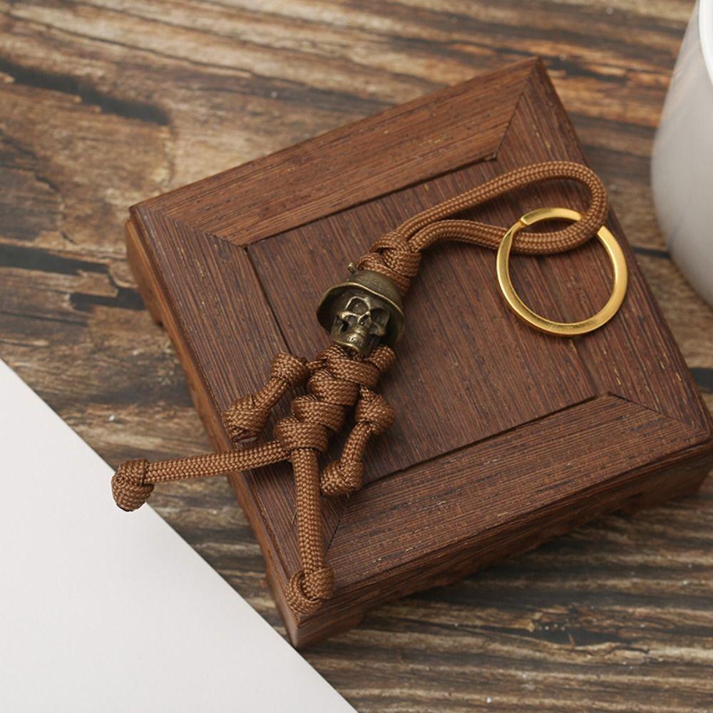 

Модный брелок в виде головы черепа, плетеный шнур, брелок для автомобиля, игрушка-кукла, подвеска в виде мотоциклетного шлема, дом кофейный