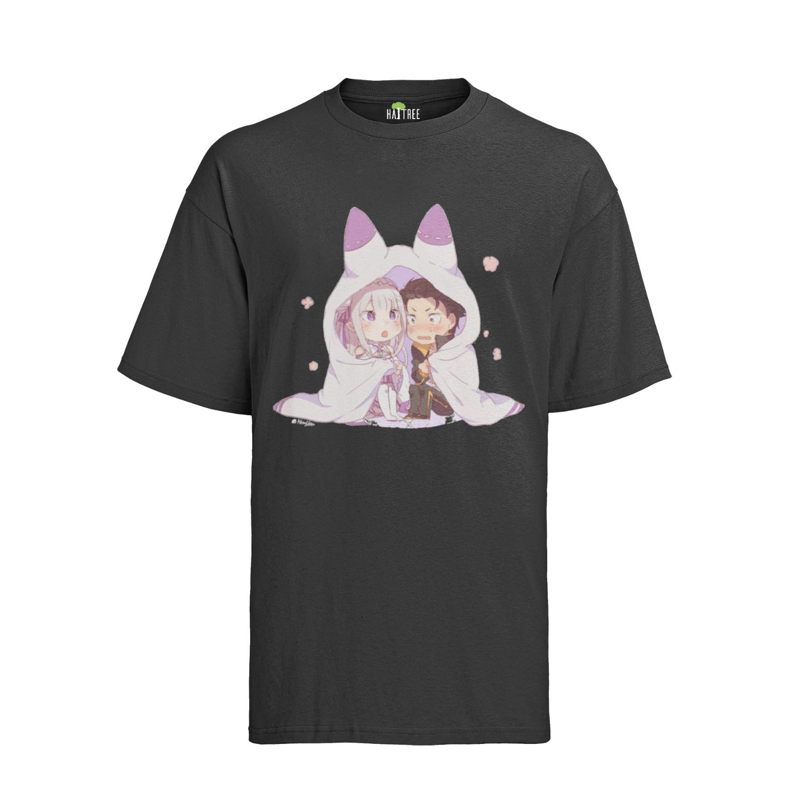 

Re:Zero Starting Life in Another Kawaii Cute Süss Anime Herren T-Shirt Herren S