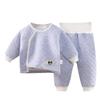 Kinder Gestepptes Baumwoll-Basisschicht-Set: Gemütliches Herbst- & Winter-Outfit für Säuglinge & Kleinkinder