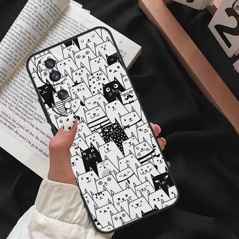 Funny Cat Collage For Honor Magic 8 Pro 6 5 7 Lite Case For Honor 200 400 50 70 90 X8b X9a X9b X9c X9d Win RT