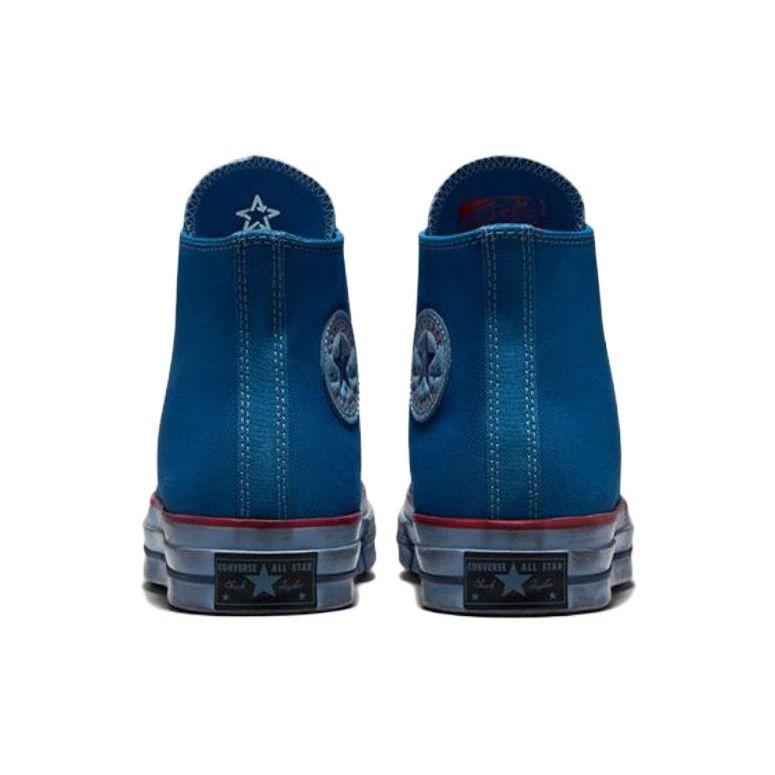 Converse 1970s Chuck Taylor All Star Vintage Retro Fashion High Top Canvas Shoes Unisex Sneakers Blue 172669C