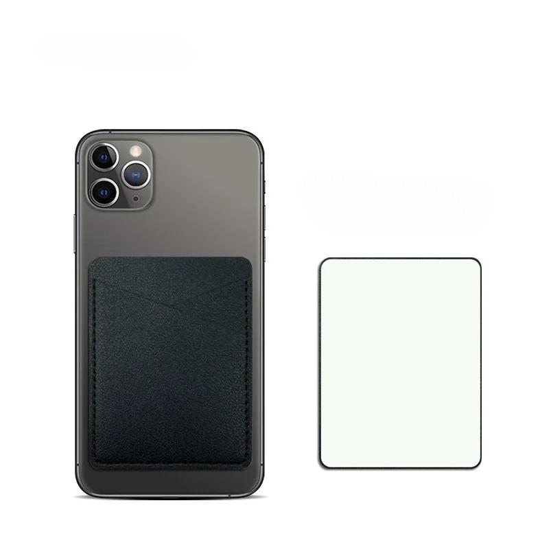 PU Leather Phone Wallet Case, Self-Adhesive Card Holder for Credit ID Cards, Fashion Sticker Back Cover Hot Sale