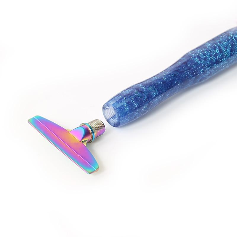 Diamond Painting Rhinestone Pen with Threaded Metal Tip for DIY Embroidery