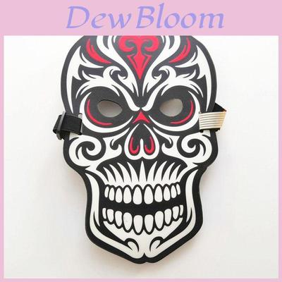 Unisex Sound Reactive Led Light Up Mask For Dance Rave Edm Plur Party Halloween
