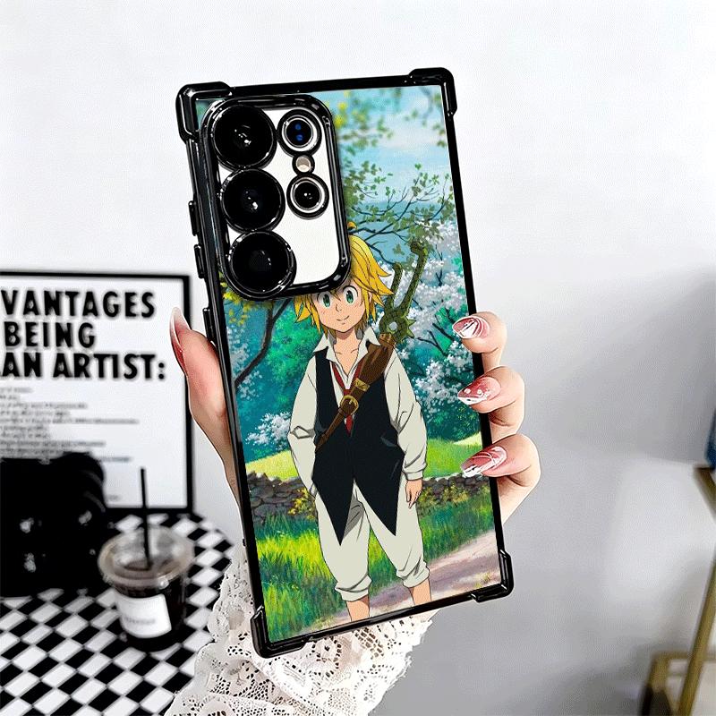 Seven D-Deadlys Sins Meliodas Soft Phone Case For Samsung Galaxy S26 Ultra S25 Edge S24 FE S23 Plus S22 S21 + S20 Plating Anti-F