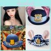 Zootopia Nick Judy Polizei Cartoon Kappe Mit Ohren Design Für Kinder Und Erwachsene Sommer Winter Herbst
