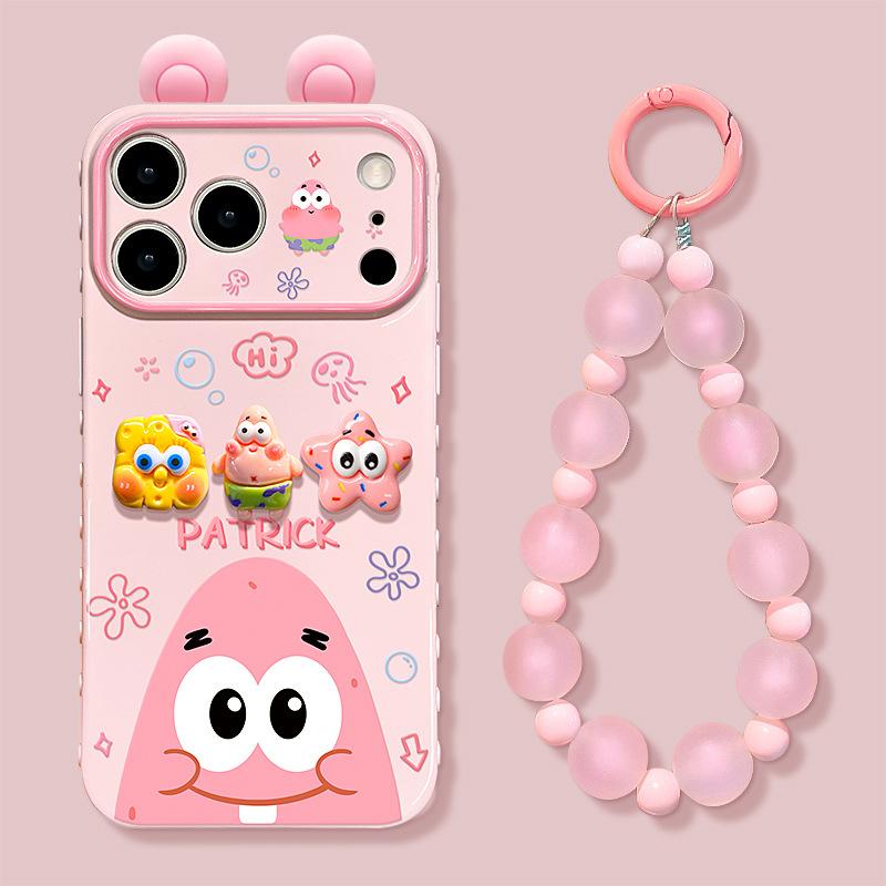 Applicable To Apple 11promax Mobile Phone Case Iphone11 Patrick Star Sponge Doll 11 Cute Cartoon 11 Silicone