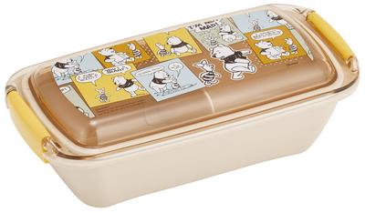 Biomass Lunch Easy To Single with Lid for Fluffy Dishwasher Microwave Made In Disney Winnie the Pooh Comic Design Box, Wash, Layer, 530ml,