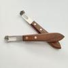Easy Clean Stainless Steel Lemon Peeler Manual Rust-proof Fruit Peeler Corrosion-resistant Wood Handle Cheese Grater Bar Tool