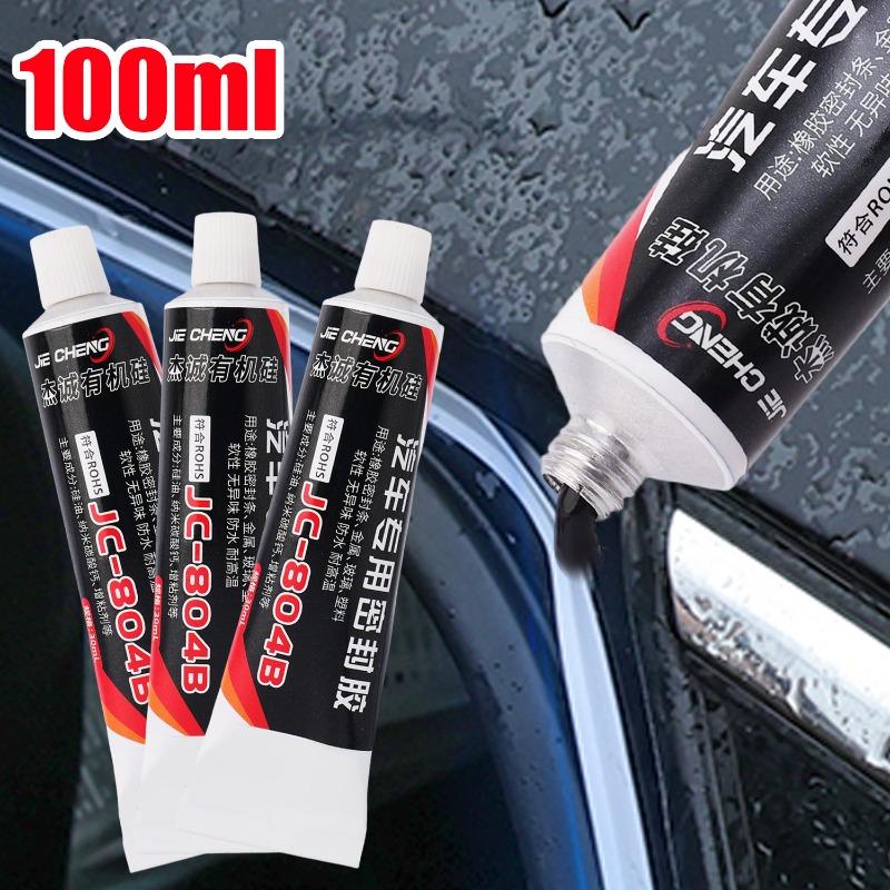 Auto Glass Repair Adhesive Black Sealant Tape High Temperature Glass Sealants Rearview Mirror Adhesive Repair Tool Accessories